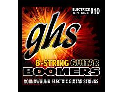 Foto van Ghs gbl-8 boomers 8-string light snarenset voor 8-snarige gitaar