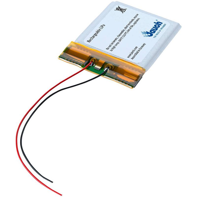 Foto van Jauch quartz lp561836ju speciale oplaadbare batterij prismatisch kabel lipo 3.7 v 370 mah