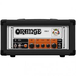 Foto van Orange or15h black 15 watt gitaarversterker top