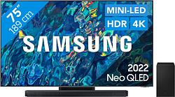 Foto van Samsung neo qled 75qn95b (2022) + soundbar