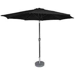 Foto van Kopu® calma black - stevige ronde aluminium parasol doorsnede 300 cm