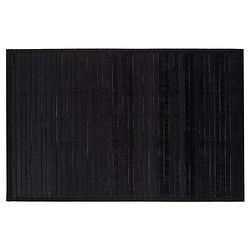 Foto van Casa di elturo bamboe badmat zwart - 80 x 50 cm