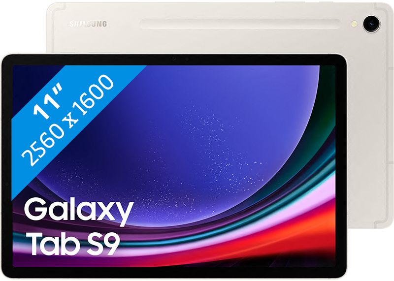 Foto van Samsung galaxy tab s9 11 inch 256 gb wifi crème