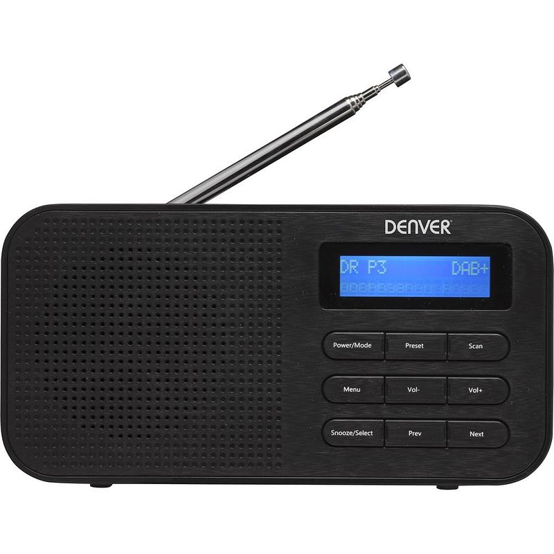 Foto van Denver dab-42 transistorradio dab+, vhf (fm) zwart