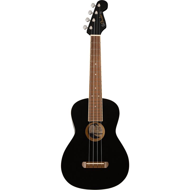 Foto van Fender california coast avalon wn black tenor ukelele