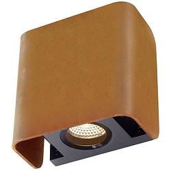 Foto van Slv mana out 1002902 wandlamp 12 w led bruin