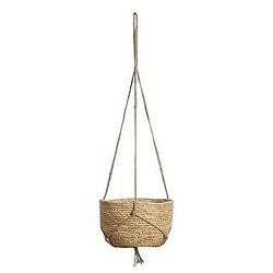 Foto van Hangmand sev - naturel - corn rope - 19xø31 cm - leen bakker