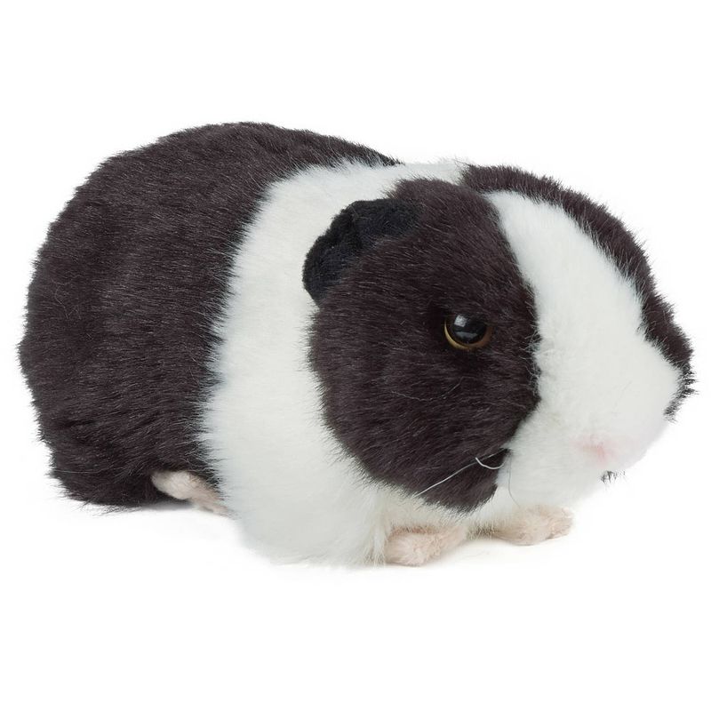 Foto van Pluche zwarte cavia knuffel 20 cm speelgoed met geluid - knuffel huisdieren