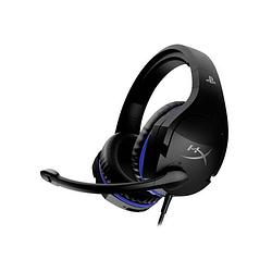 Foto van Hyperx cloud stinger (ps4 licensed) over ear headset kabel gamen stereo zwart/blauw