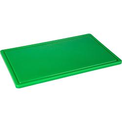 Foto van Snijplank met geul hygiene 1/1 53 x 32.5 cm polyethyleen groen