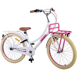 Foto van Volare excellent kinderfiets - meisjes - 24 inch - wit - 3 versnellingen