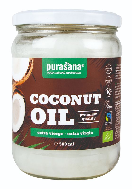 Foto van Purasana coconut oil