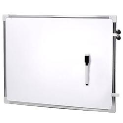 Foto van Magnetisch whiteboard met marker met wisser 80 x 60 cm - whiteboards