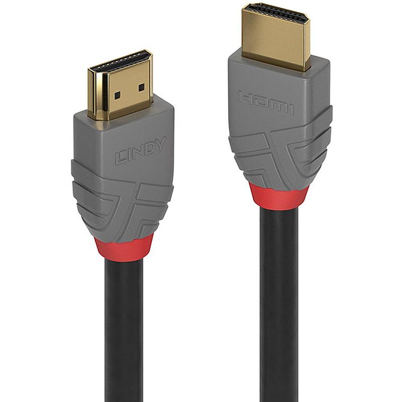 Foto van Lindy hdmi aansluitkabel hdmi-a stekker, hdmi-a stekker 0.50 m zwart 36961 hdmi-kabel