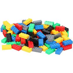 Foto van Eddy toys bouwblokjes - 120 stuks - 2x4 stenen - te combineren met bijv. lego