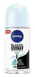 Foto van Nivea black & white invisible pure roll-on