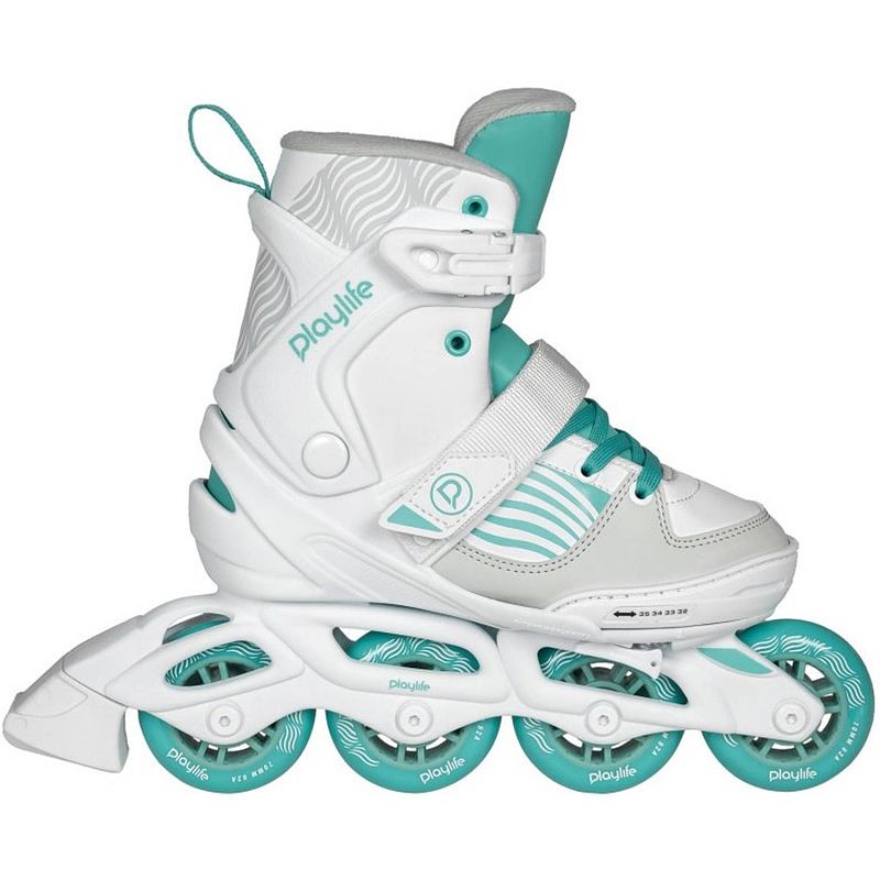 Foto van Playlife inlineskates light breeze wit/turquoise mt 29/32