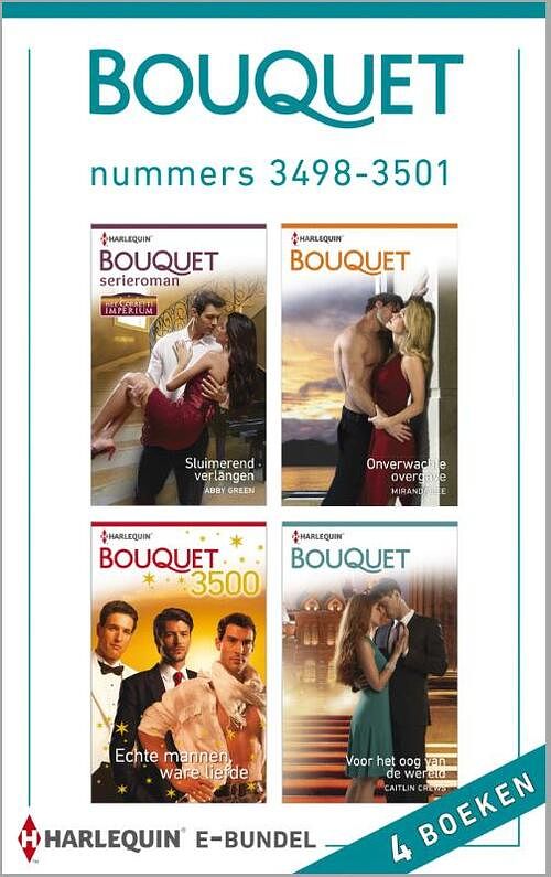 Foto van Bouquet e-bundel nummers 3498-3501 (4-in-1) - abby green - ebook (9789402501513)