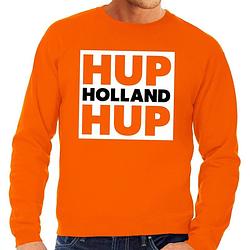 Foto van Ek / wk supporter sweater hup holland hup oranje voor heren xl - feesttruien