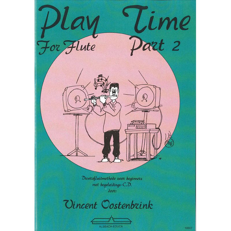 Foto van Hal leonard play time 2 lesboek voor dwarsfluit - nederlands