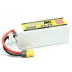 Foto van Lemonrc lipo accupack 22.2 v 2200 mah aantal cellen: 6 35 c softcase xt60