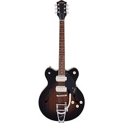 Foto van Gretsch g2622t p90 streamliner centerblock dc brownstone semi-akoestische gitaar