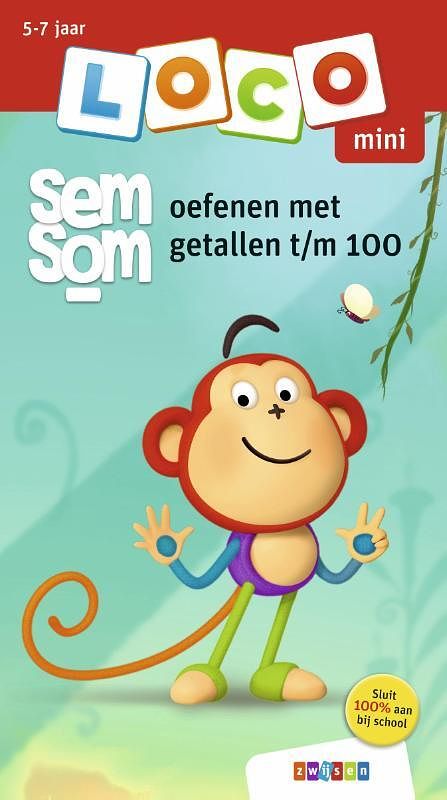 Foto van Semsom oefenen met getallen t/m 100 - paperback (9789048743216)