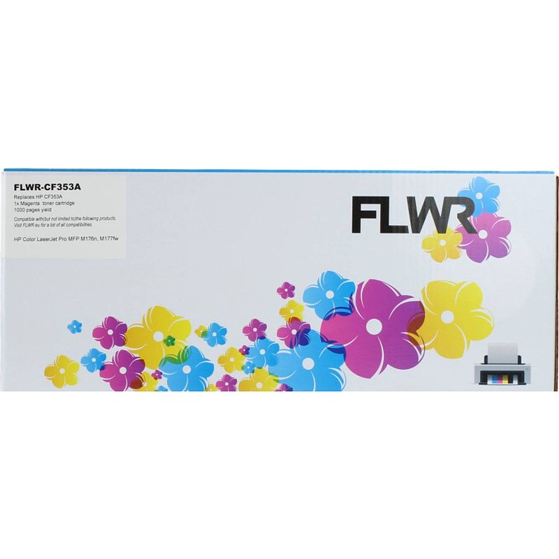 Foto van Flwr hp 130a magenta toner