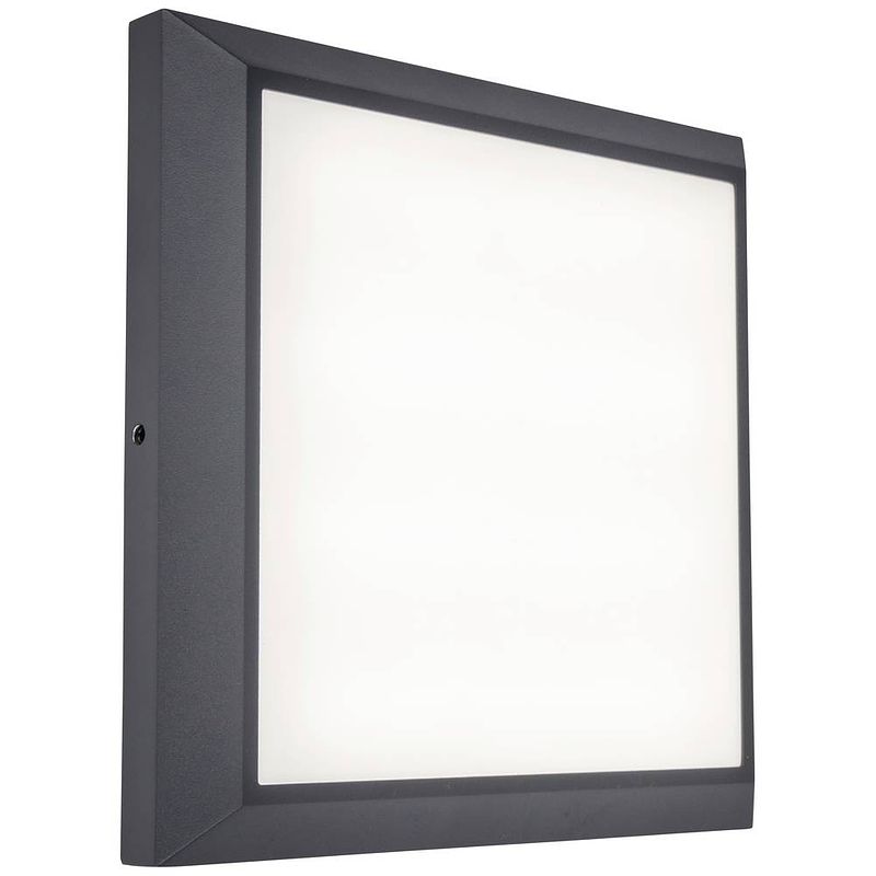 Foto van Lutec helena 5102101118 led-buitenlamp (wand) 18 w antraciet