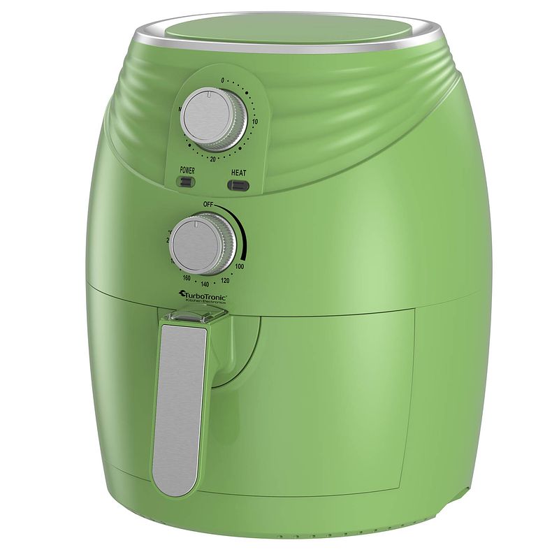 Foto van Turbotronic af11m airfryer - heteluchtfriteuse - 3.5 liter - groen