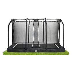 Foto van Salta trampoline premium ground met veiligheidsnet - 366 x 244 cm - zwart