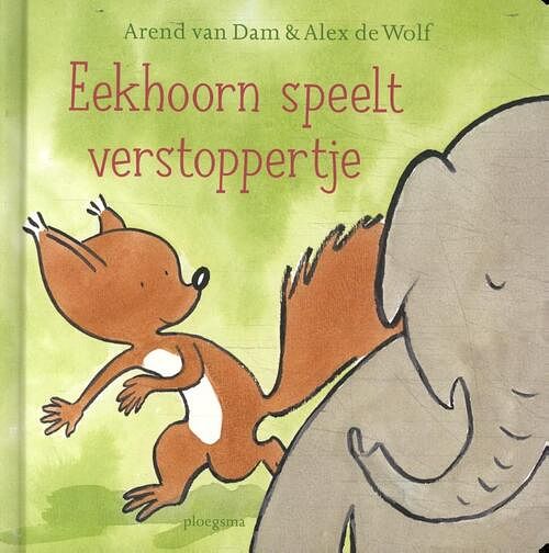 Foto van Eekhoorn speelt verstoppertje - arend van dam - hardcover (9789021684307)