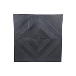 Foto van Ptmd mixa black iron and veneer mix wall panel rectangl