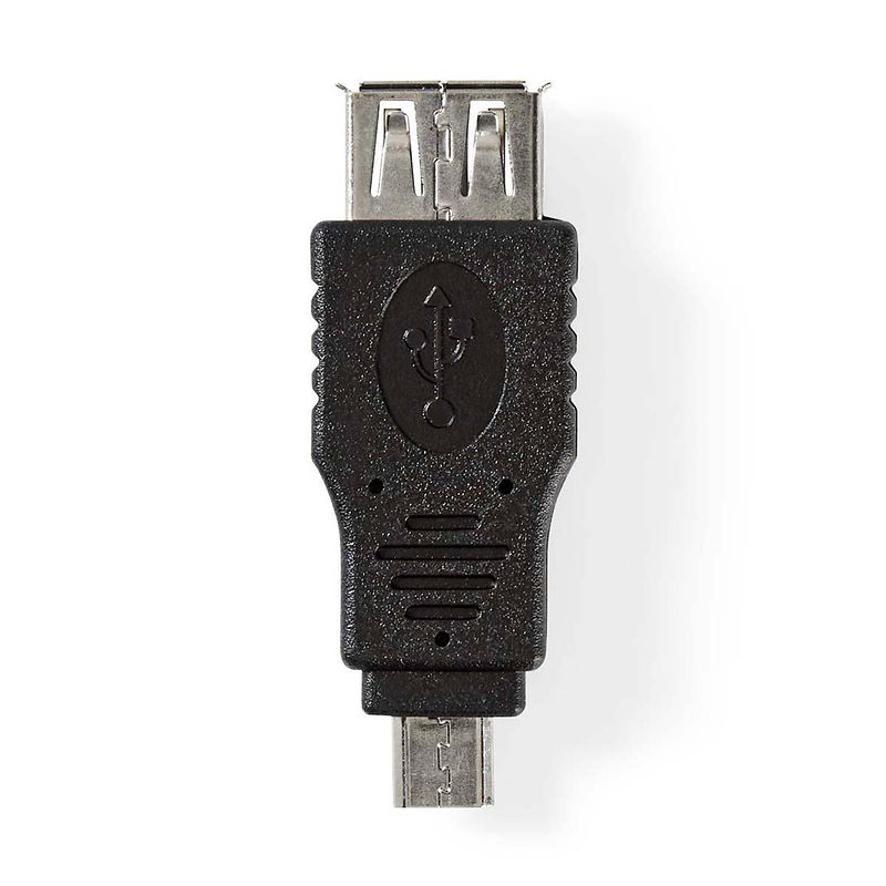 Foto van Nedis usb micro-b adapter - ccgb60901bk - zwart