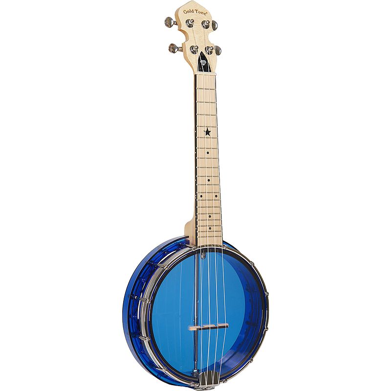 Foto van Gold tone little gem banjo uke sapphire met gigbag