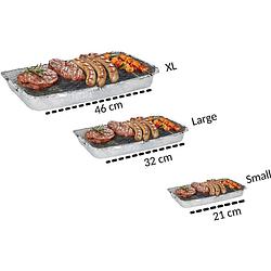 Foto van Set barbecue - instant - wegwerp - buiten barbecue - tafel - rooster - balkon - picknick - barbecue accessoires - grill