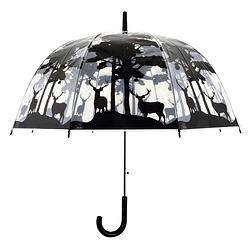 Foto van Esschert design paraplu bos automatisch 80 cm polyester zwart