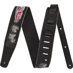 Foto van Fender x wrangler® ripped denim strap black gitaarband