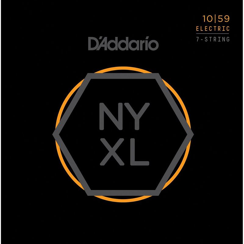 Foto van D'saddario nyxl1059 nickel wound regular light 10-59 7-snarig