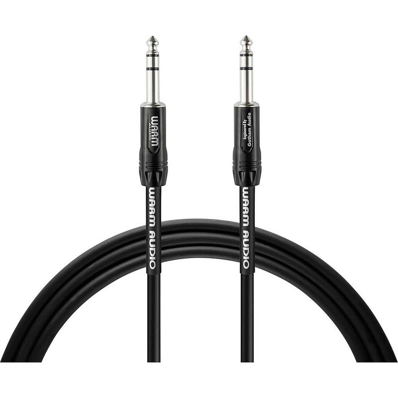 Foto van Warm audio pro series jack aansluitkabel [1x jackplug male 6,3 mm - 1x jackplug male 6,3 mm] 1.50 m zwart