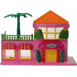 Foto van Jonotoys speelhuis dream house meisjes 16.5 cm oranje