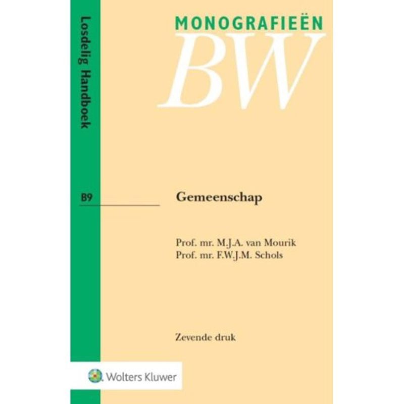 Foto van Gemeenschap - monografieen bw