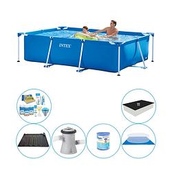 Foto van Intex frame pool rechthoekig 260x160x65 cm - slimme zwembad deal