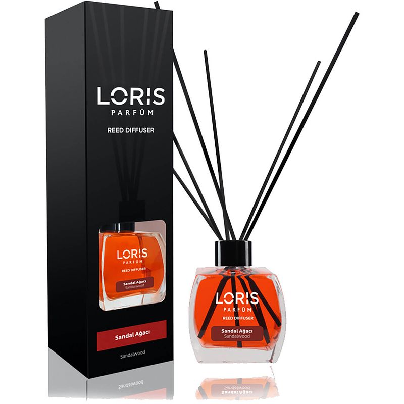 Foto van Loris - parfum - geurstokjes - huisgeur - huisparfum - sandalwood - 120ml