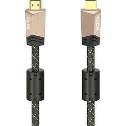 Foto van Hama hdmi aansluitkabel hdmi-a stekker, hdmi-a stekker 3.00 m bruin 00205026 hdmi-kabel