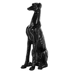 Foto van Beliani greyhound - decofiguur-zwart-polyresin