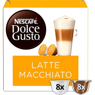 Foto van Nescafe dolce gusto latte macchiato capsules 16 koffiecups bij jumbo
