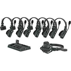 Foto van Hollyland solidcom c1-8s draadloos intercom systeem (9 headsets)