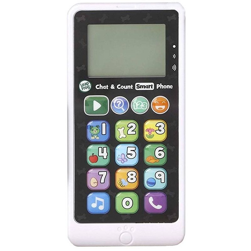 Foto van Vtech bel & tel puppytelefoon scout 14,5 cm wit/zwart