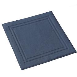 Foto van Moodit badmat king navy blue - 60 x 60 cm - 100% katoen